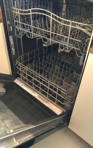 dishwasher lights flashing