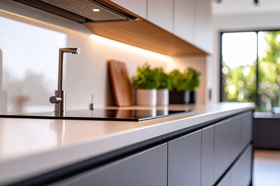 Glass Cooktop Stove in home Glass Cooktop Stove in home