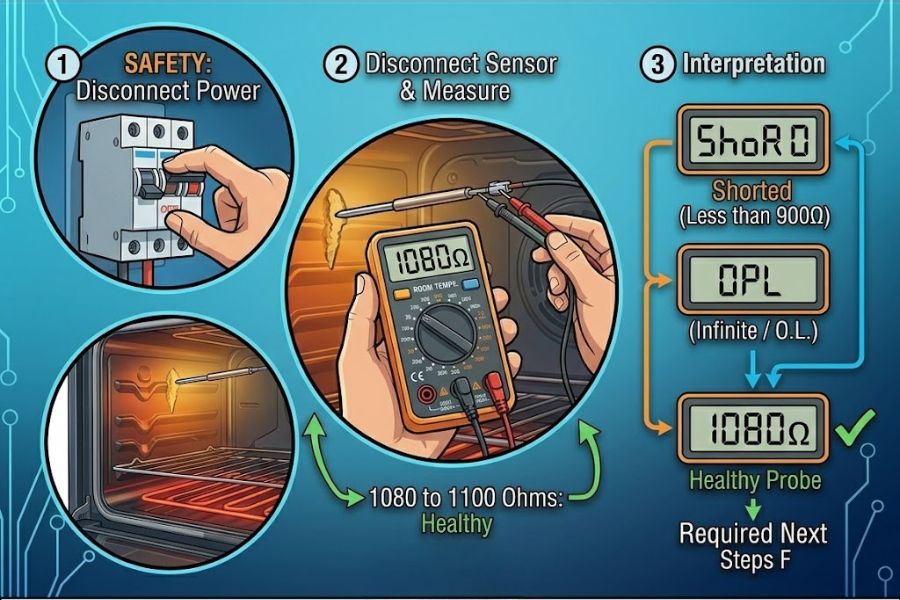 how to test oven sensor with multimeter how to test oven sensor with multimeter