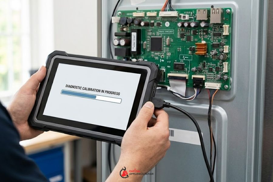 lg appliance repair technician software update