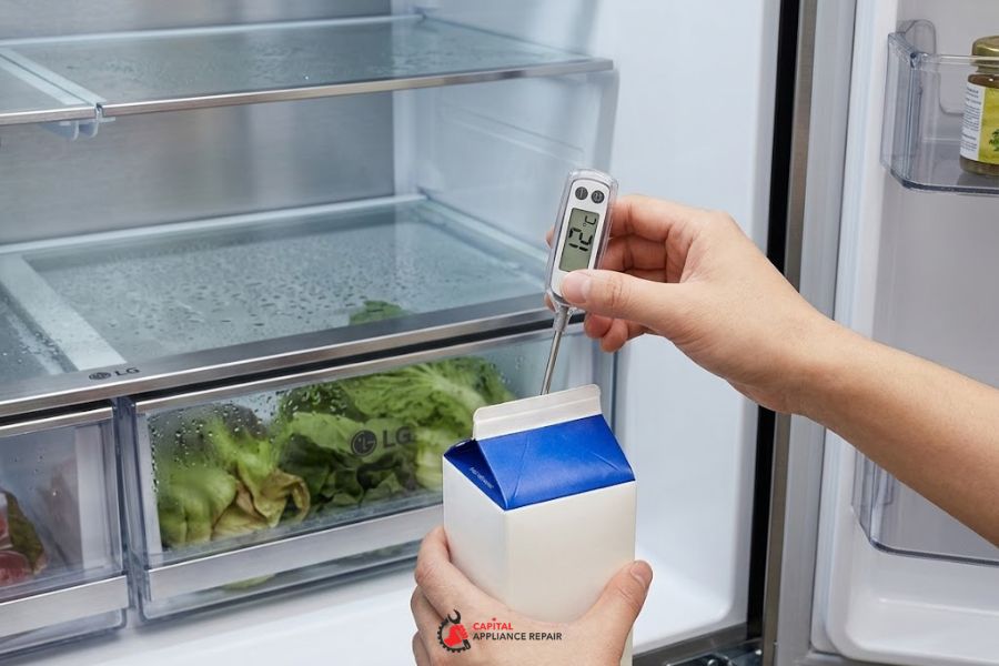 lg refrigerator compressor bad symptoms warm milk