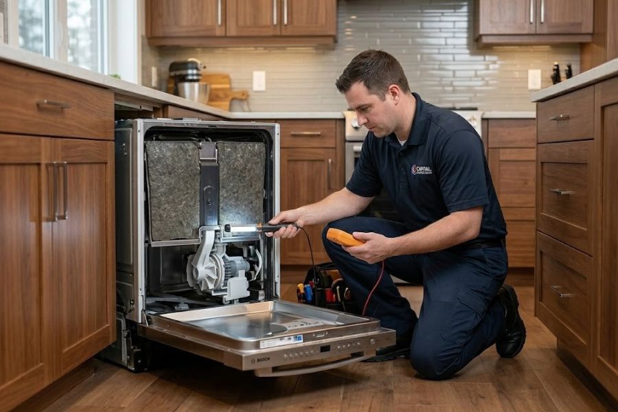 ottawa appliance repair technician dishwasher diagnostic