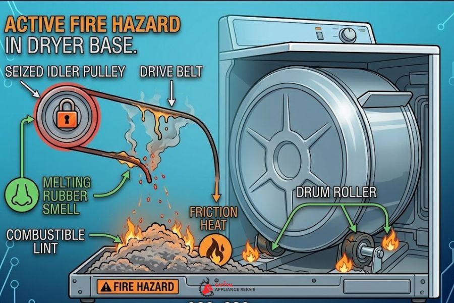 why is my dryer squeaking so loud